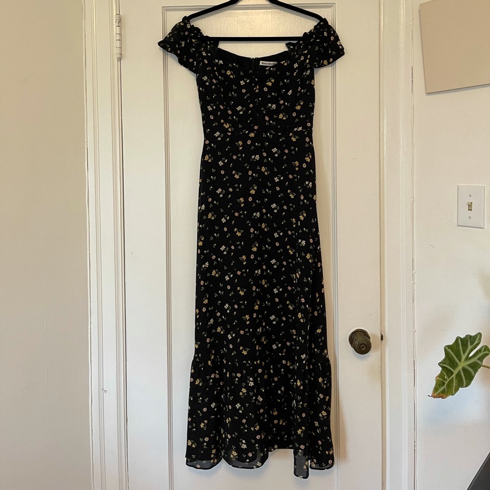 Reformation Butterfly Dress in Venezia